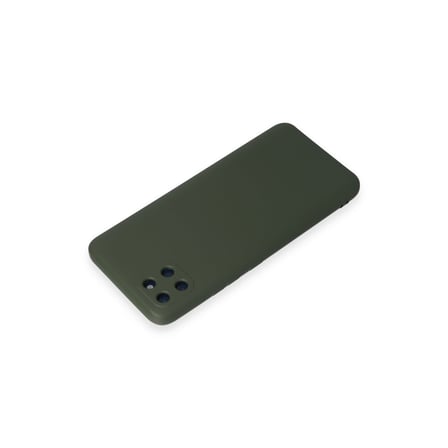 Realme C11 Kılıf Nano içi Kadife Silikon - Koyu Yeşil