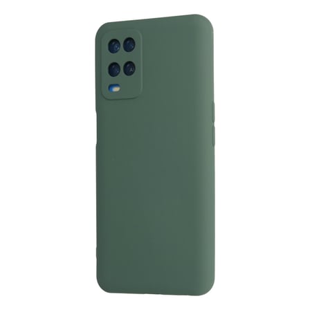 A54 4G Kılıf Nano içi Kadife Silikon - Koyu Yeşil