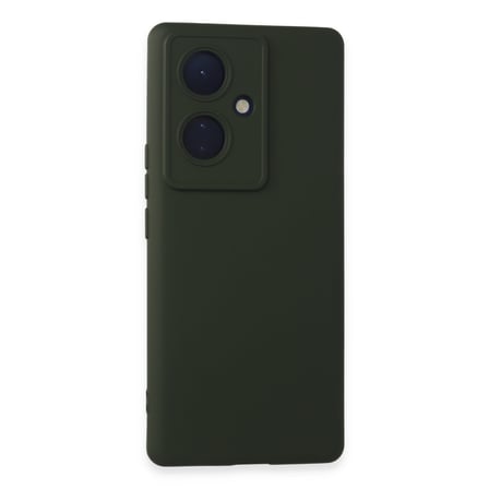 Erdo Ticaret V29 Lite Kılıfı Nano İçi Kadife Silikon Koyu Yeşil