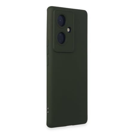 Erdo Ticaret V29 Lite Kılıfı Nano İçi Kadife Silikon Koyu Yeşil