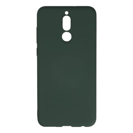 Mate 10 Lite Kılıf Nano içi Kadife Silikon - Koyu Yeşil