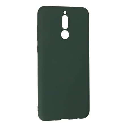 Mate 10 Lite Kılıf Nano içi Kadife Silikon - Koyu Yeşil