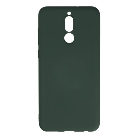 Mate 10 Lite Kılıf Nano içi Kadife Silikon - Koyu Yeşil