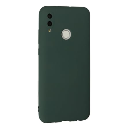 P Smart 2019 Kılıf Nano içi Kadife Silikon - Koyu Yeşil