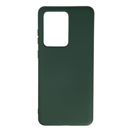 Galaxy S20 Ultra Kılıf Nano içi Kadife Silikon - Koyu Yeşil