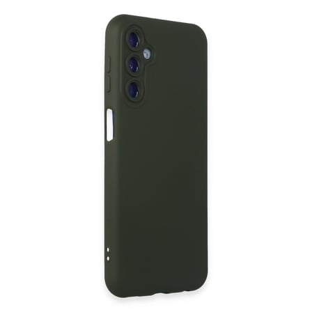 Galaxy M34 5G Kılıf Nano içi Kadife Silikon - Koyu Yeşil