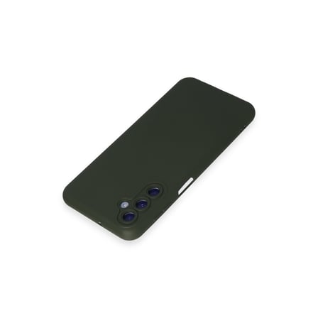 Galaxy M14 5G Kılıf Nano içi Kadife Silikon - Koyu Yeşil