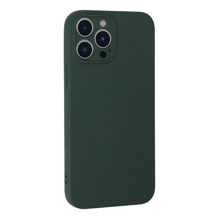 Erdo Ticaret iPhone 13 Pro Kılıfı Koyu Yeşil Nano Kadife Silikon Arka Kılıf