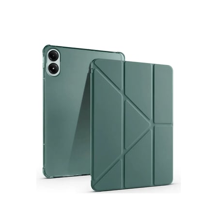 Redmi Pad SE 4G Kılıf Kalemlikli Mars Tablet Kılıfı - Koyu Yeşil