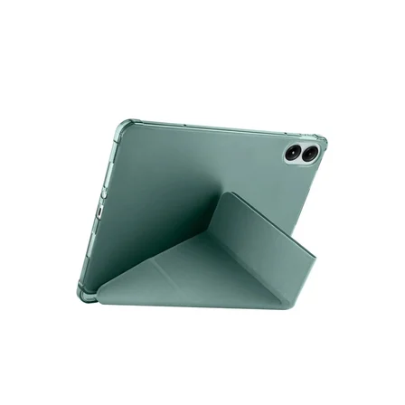 redmi pad se 4g kılıf kalemlikli mars tablet kılıfı - koyu yeşil