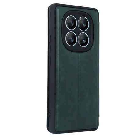Redmi Note 14 Pro 5G Kılıf Flip Cover - Koyu Yeşil