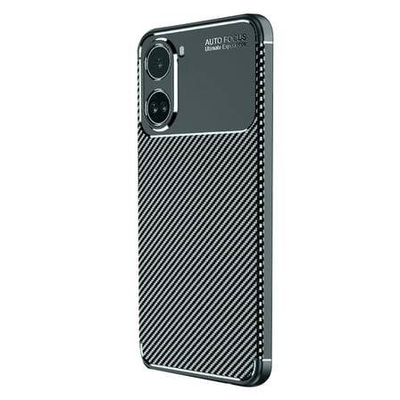 Poco X7 Pro Kılıf Auto Focus Karbon Kapak - Koyu Yeşil