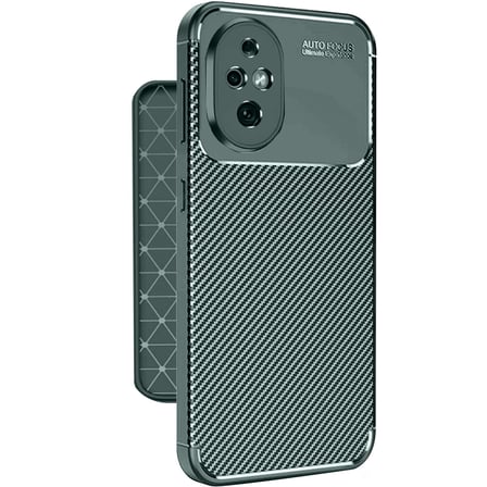 200 Kılıf Auto Focus Karbon Kapak - Koyu Yeşil
