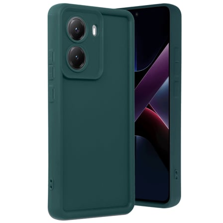 Poco X7 Pro Viera Silikon - Koyu Yeşil