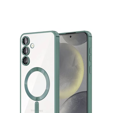 Galaxy A56 Kross Magneticsafe Kapak - Koyu Yeşil