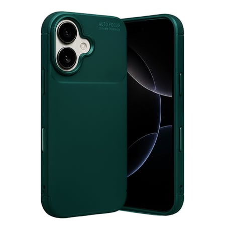 iPhone 17 Auto Focus Karbon Kapak - Koyu Yeşil