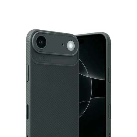 iPhone 17 Air Auto Focus Karbon Kapak - Koyu Yeşil