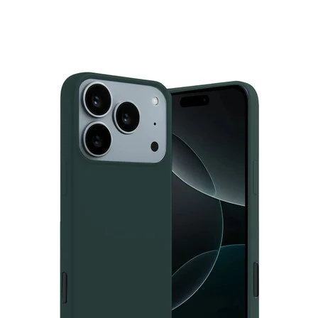 iPhone 17 Pro Max First Silikon - Koyu Yeşil