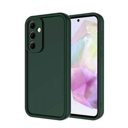 Galaxy A17 5G Viera Silikon - Koyu Yeşil