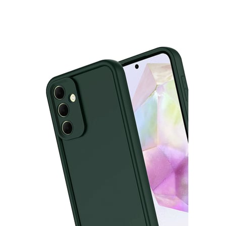 Galaxy A17 5G Viera Silikon - Koyu Yeşil