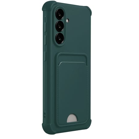 Galaxy A17 5G Kelvin Kartvizitli Silikon - Koyu Yeşil