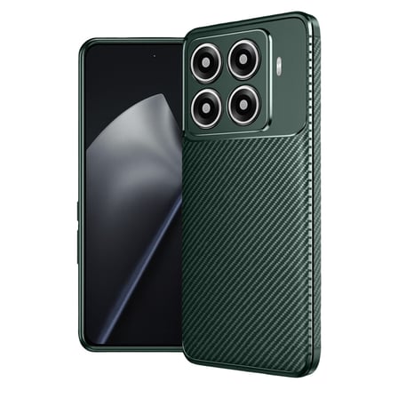 Mi 15T Pro Auto Focus Karbon Kapak - Koyu Yeşil