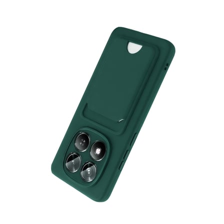 Redmi Note 15 4G Kelvin Kartvizitli Silikon - Koyu Yeşil
