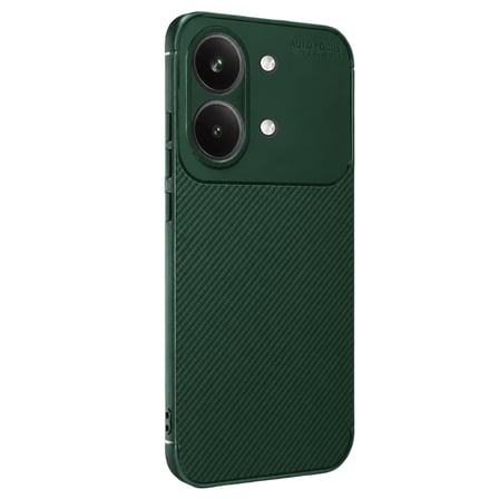 Poco X8 Pro Max Auto Focus Karbon Kapak - Koyu Yeşil