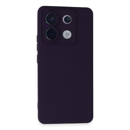 Redmi Note 13 Pro 5G Kılıf Nano içi Kadife Silikon - Mor