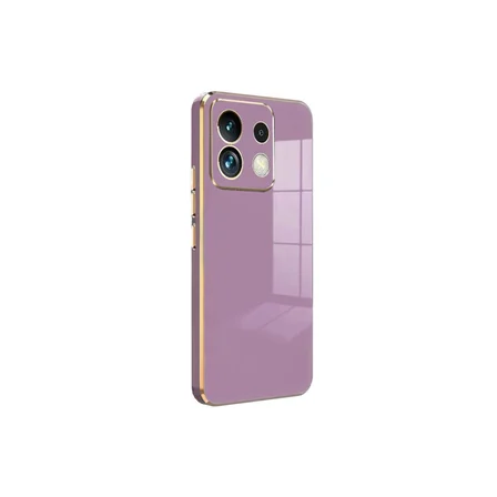 Note 13 Pro 5G Kılıf Volet Silikon - Mor