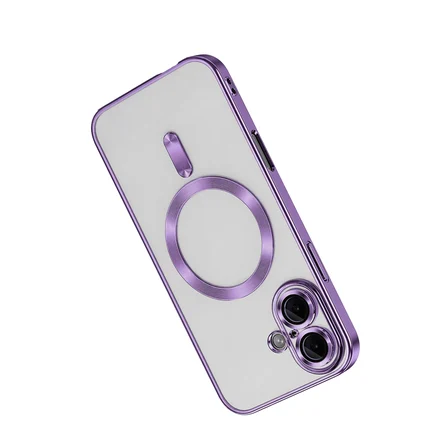 iphone 16 kılıf kross magneticsafe kapak - mor