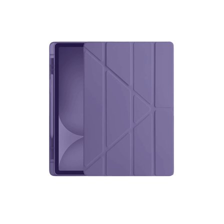 iPad Pro 11 (2024) Kılıf Kalemlikli Hugo Tablet Kılıfı - Mor