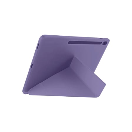iPad Pro 11 (2024) Kılıf Kalemlikli Hugo Tablet Kılıfı - Mor
