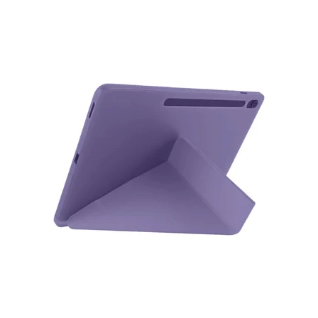 iPad Pro 11 (2024) Kılıf Kalemlikli Hugo Tablet Kılıfı - Mor