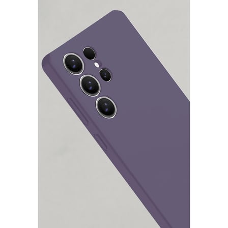 Galaxy S25 Ultra Kılıf Nano içi Kadife Silikon - Mor