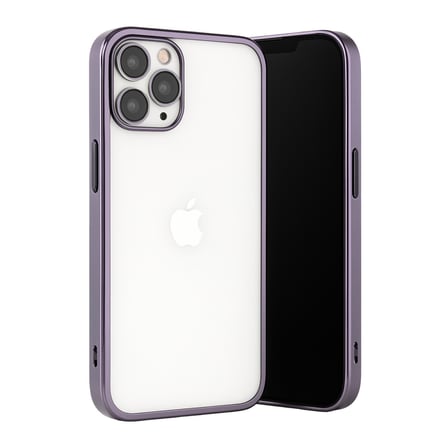 iPhone 13 Pro Max Kılıf Razer Lensli Silikon - Mor