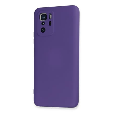 Poco X3 GT Kılıf Nano içi Kadife Silikon - Mor
