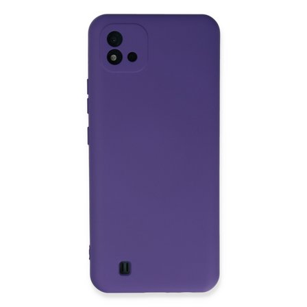 Realme C11 2021 Kılıf Nano içi Kadife Silikon - Mor