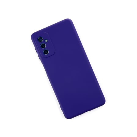 Galaxy M52 5G Kılıf Nano içi Kadife Silikon - Mor