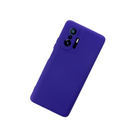 Mi 11T Pro Kılıf Nano içi Kadife Silikon - Mor