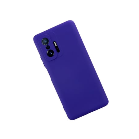 Mi 11T Pro Kılıf Nano içi Kadife Silikon - Mor