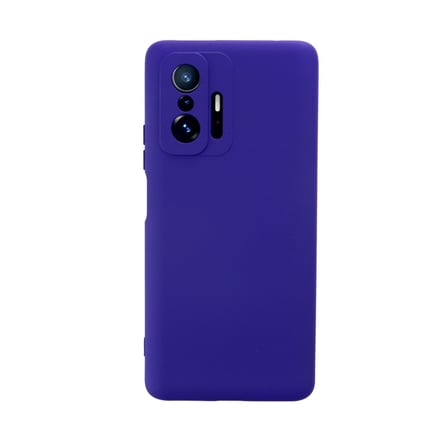 Mi 11T Pro Kılıf Nano içi Kadife Silikon - Mor