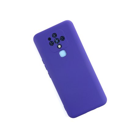 Camon 16 Kılıf Nano içi Kadife Silikon - Mor