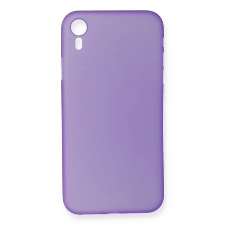 iPhone XR Kılıf PP Ultra İnce Kapak - Mor