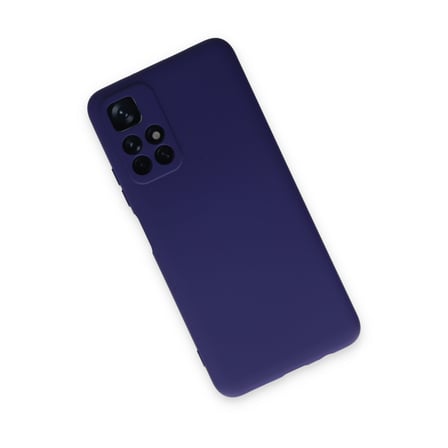 Redmi Note 11T Kılıf Nano içi Kadife Silikon - Mor