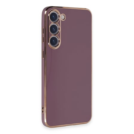 Galaxy S23 Kılıf Volet Silikon - Mor