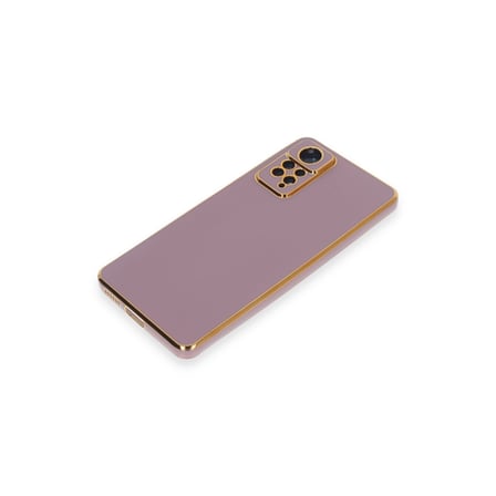 Redmi Note 12 Pro 4G Kılıf Volet Silikon - Mor