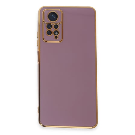 Redmi Note 12 Pro 4G Kılıf Volet Silikon - Mor