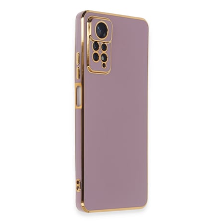 Redmi Note 12 Pro 4G Kılıf Volet Silikon - Mor