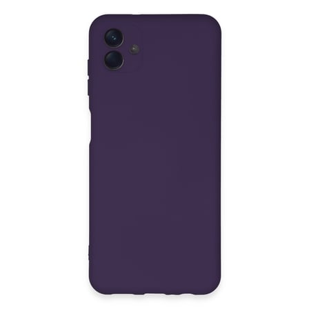Galaxy A04E Kılıf Nano içi Kadife Silikon - Mor